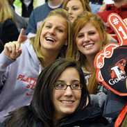 Photo of students celebrating