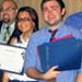 Photo of SUNY Plattsburgh communication students holding award certificates