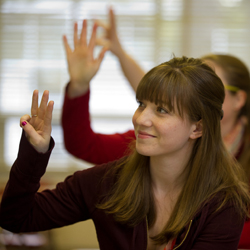 Photo of SUNY Plattsburgh students in classroom