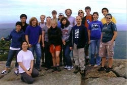 EESC members hiking Lyon Mt. in the Adirondacks