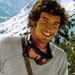 Photo of Expeditionary studies senior Keith Madia standing on a peak in Utah