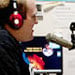 Photo of Brian Smith, part of the team heading up bluegrass efforts at the college's WARP radio station
