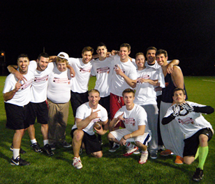 Photo of championship flag football team