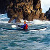 Photo of Steven Maynard in his kayak