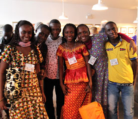 Photo of of african exchange students