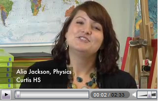 Screen cap of video interview with Alia Jackson.