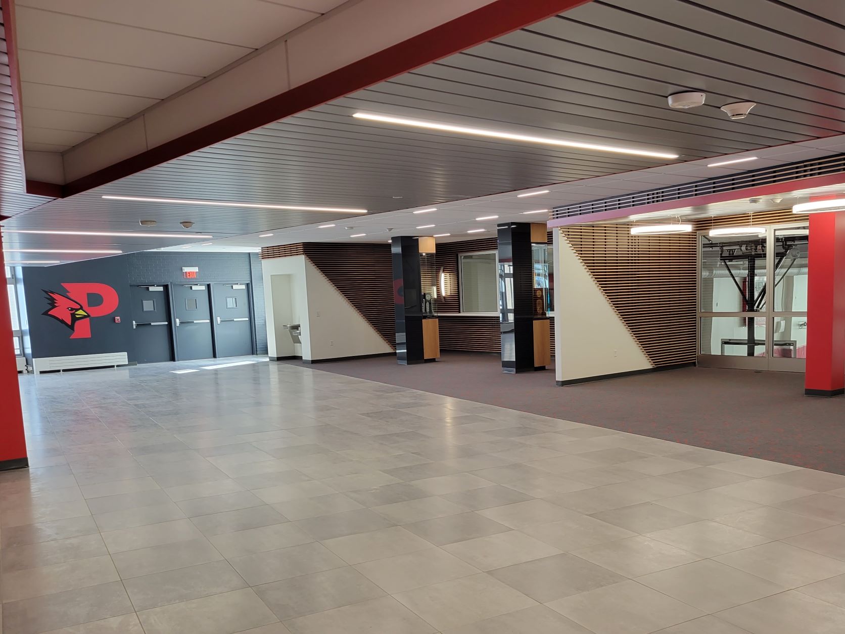 Interior of Memorial Hall Gym Renovations