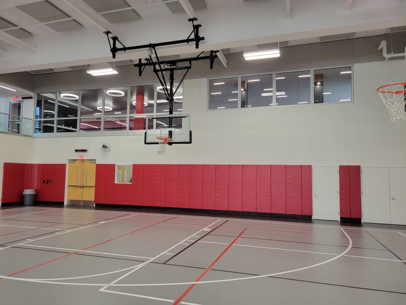 Interior of Memorial Hall Gym Renovations