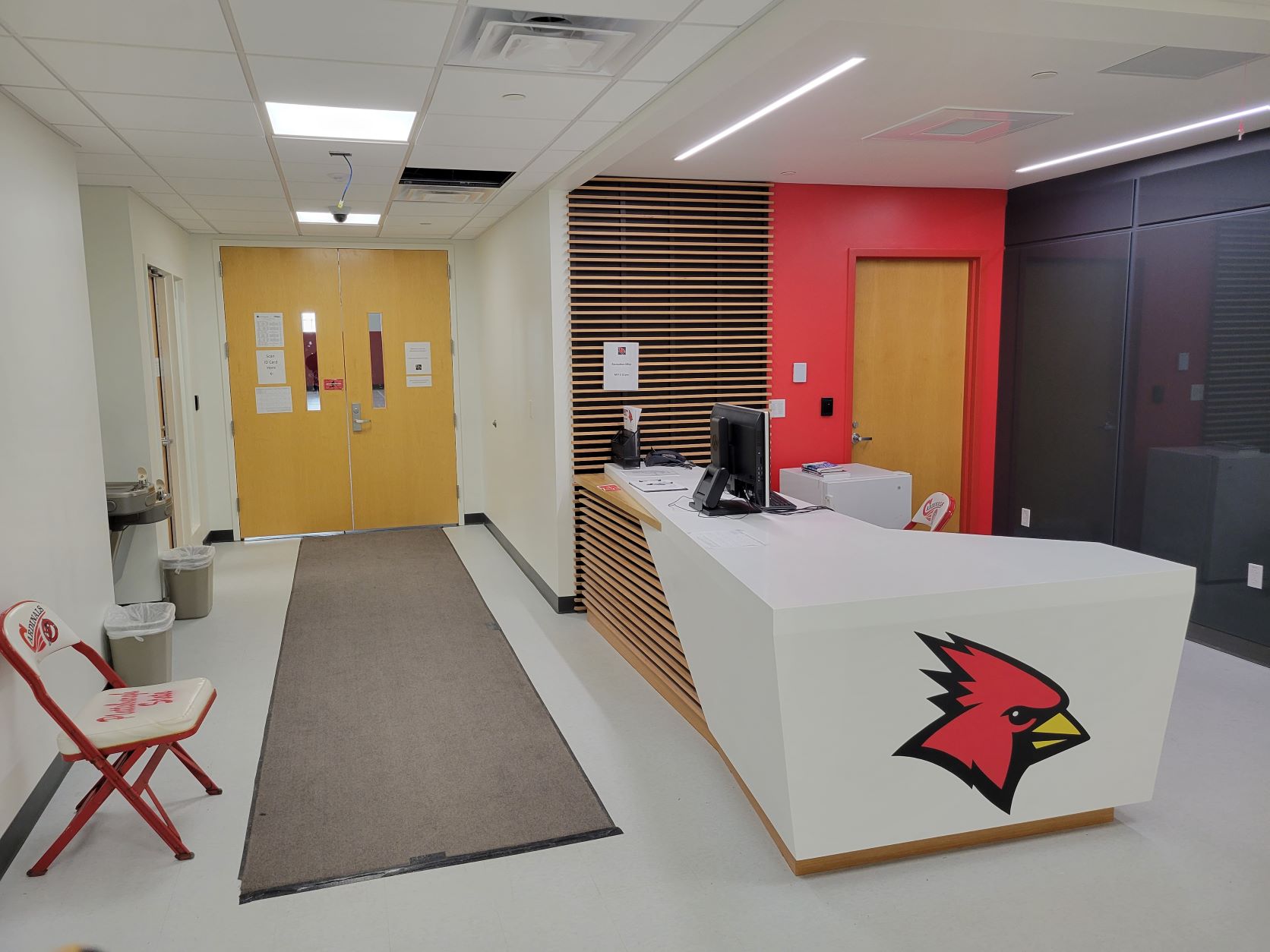 Interior of Memorial Hall Gym Renovations