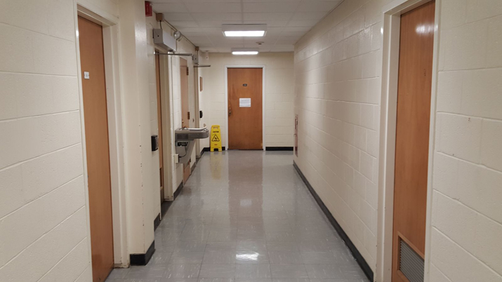 Redcay Hall interior hallway