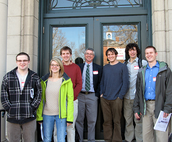 Group photo of students who attended the conference