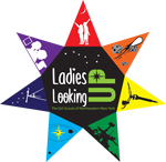 Ladies Looking Up scout patch