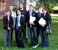 Group photo of students who attended the event