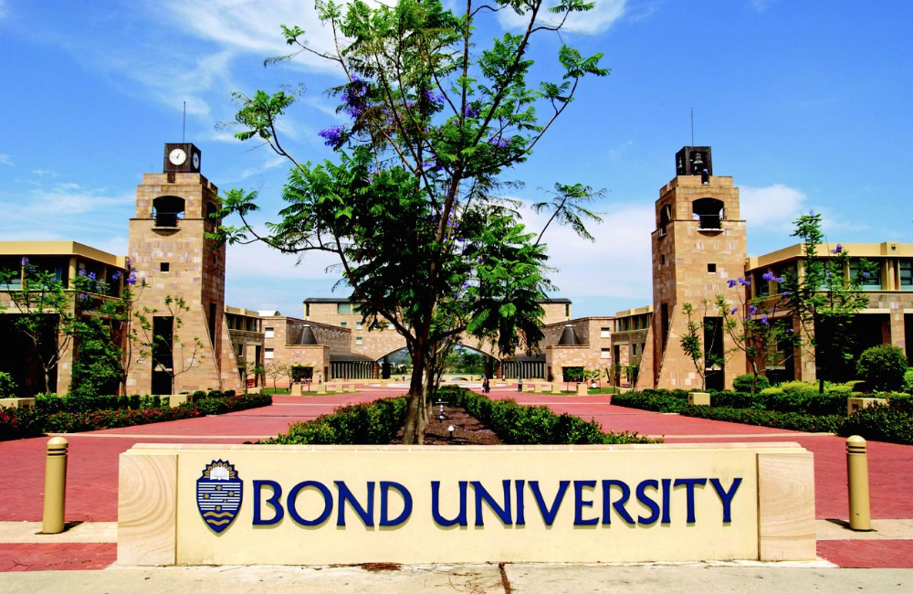 View of Bond University front entrance