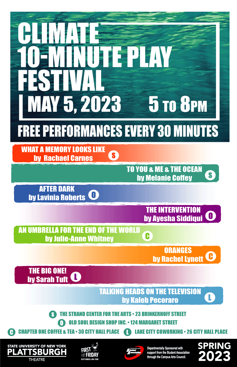 Climate 10-Minute Play Festival poster