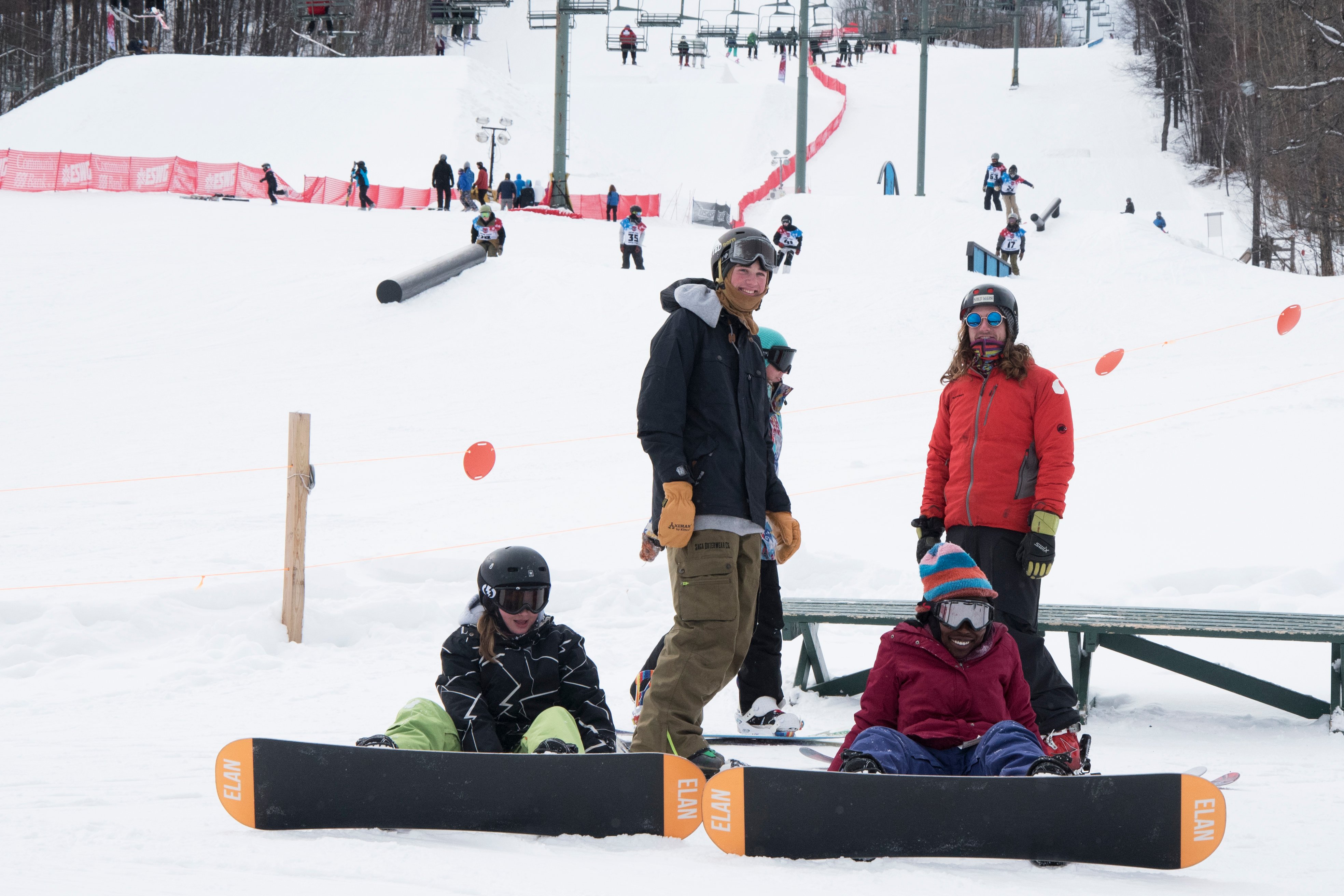 Skiing and Snowboard