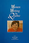 Cover illustration for Women Writing in Quebec