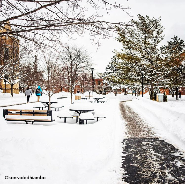 Photo of SUNY Plattsburgh winterscape by konradodhiambo 