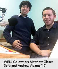 Photo of co-owners Matthew Glaser and Andrew Adams