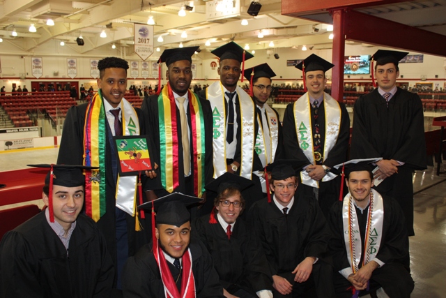 Group shot in ice arena