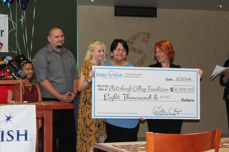 make a wish big check presentation