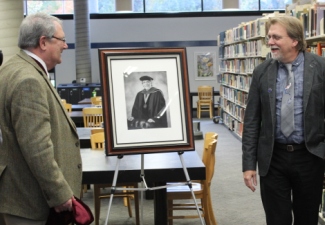 Portrait Unveiled At Ceremony Honoring Distinguished Service Professor Timothy Mihuc