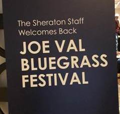 joe val bluegrass sign
