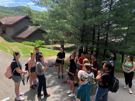 youth ambassadors at wild center