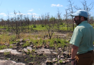 Flat Rock Fire Creates Unique ‘Lab’ for Environmental Science Faculty, Students