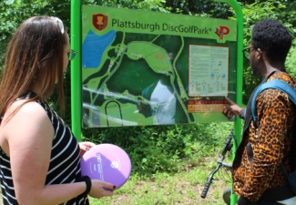 Frisbee Golf Course Open Behind SUNY Plattsburgh Field House
