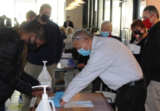 SUNY Plattsburgh Hosts Clinton Community College Observers At Pooled Testing Session
