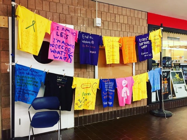 clothesline project