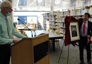 Portrait Unveiled at Ceremony honoring Dr. Jason Lee, SUNY Distinguished Teaching Professor