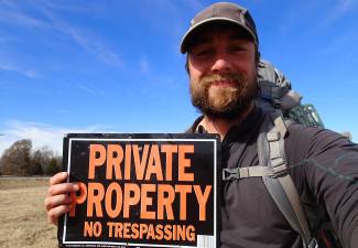 ‘Trespasser’ Talks About His Trek Along Keystone XL Pipeline