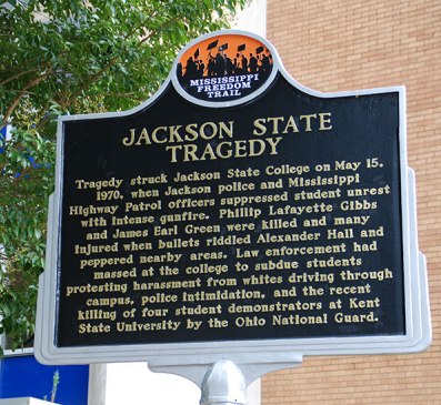 jackson state plaque