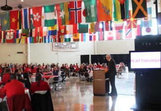 President Enyedi Celebrates Past Year, New Semester in Welcome Event