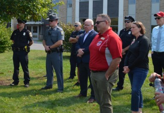 Campus and Community Remembers 9/11 at Hawkins Pond Memorial Ceremony