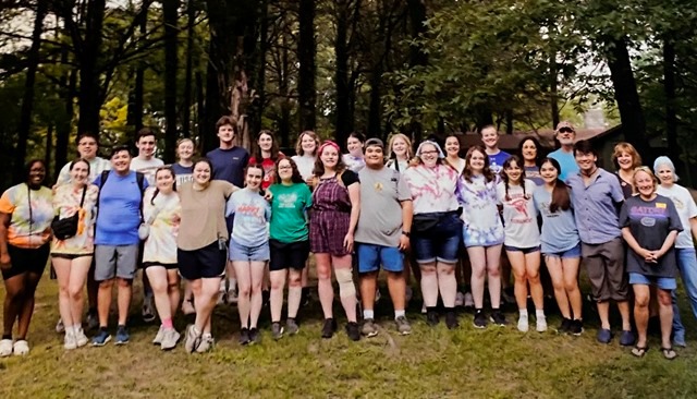 camp friendship group shot
