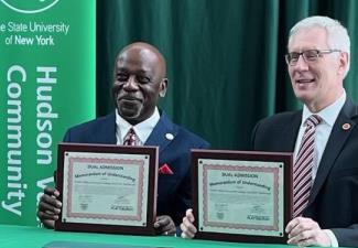SUNY Plattsburgh Signs Dual Admissions Agreement with Hudson Valley Community College