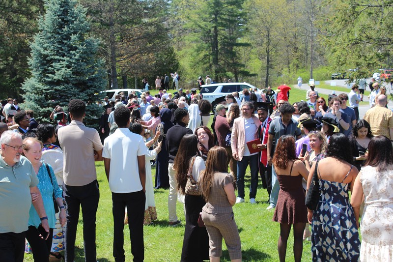 outside crowd