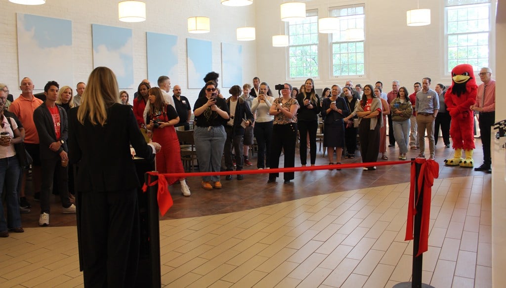 crowd saxbys opening