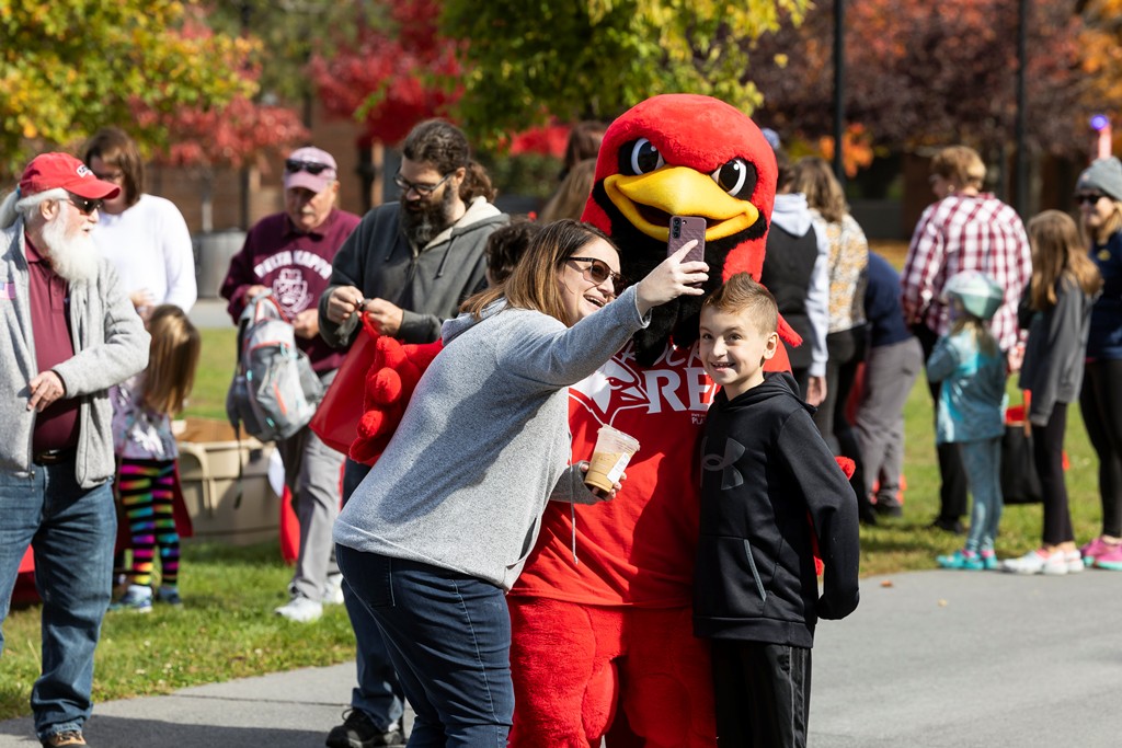burghy selfie homecoming family weekend file photo