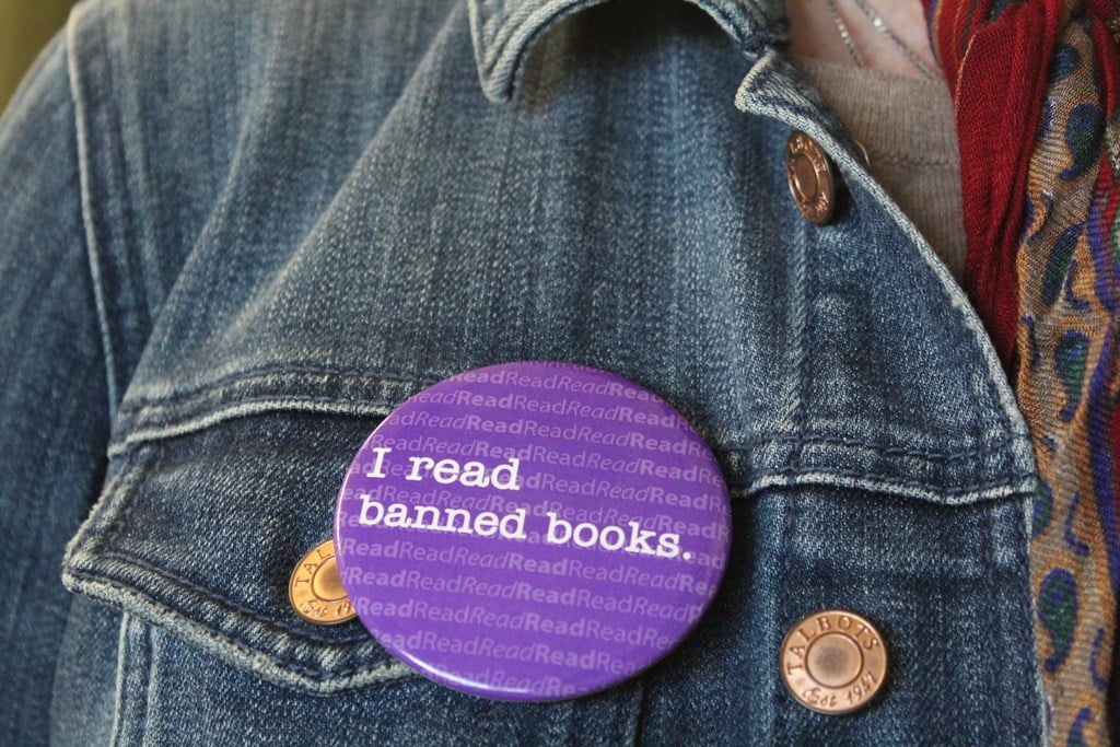 i read banned books pin